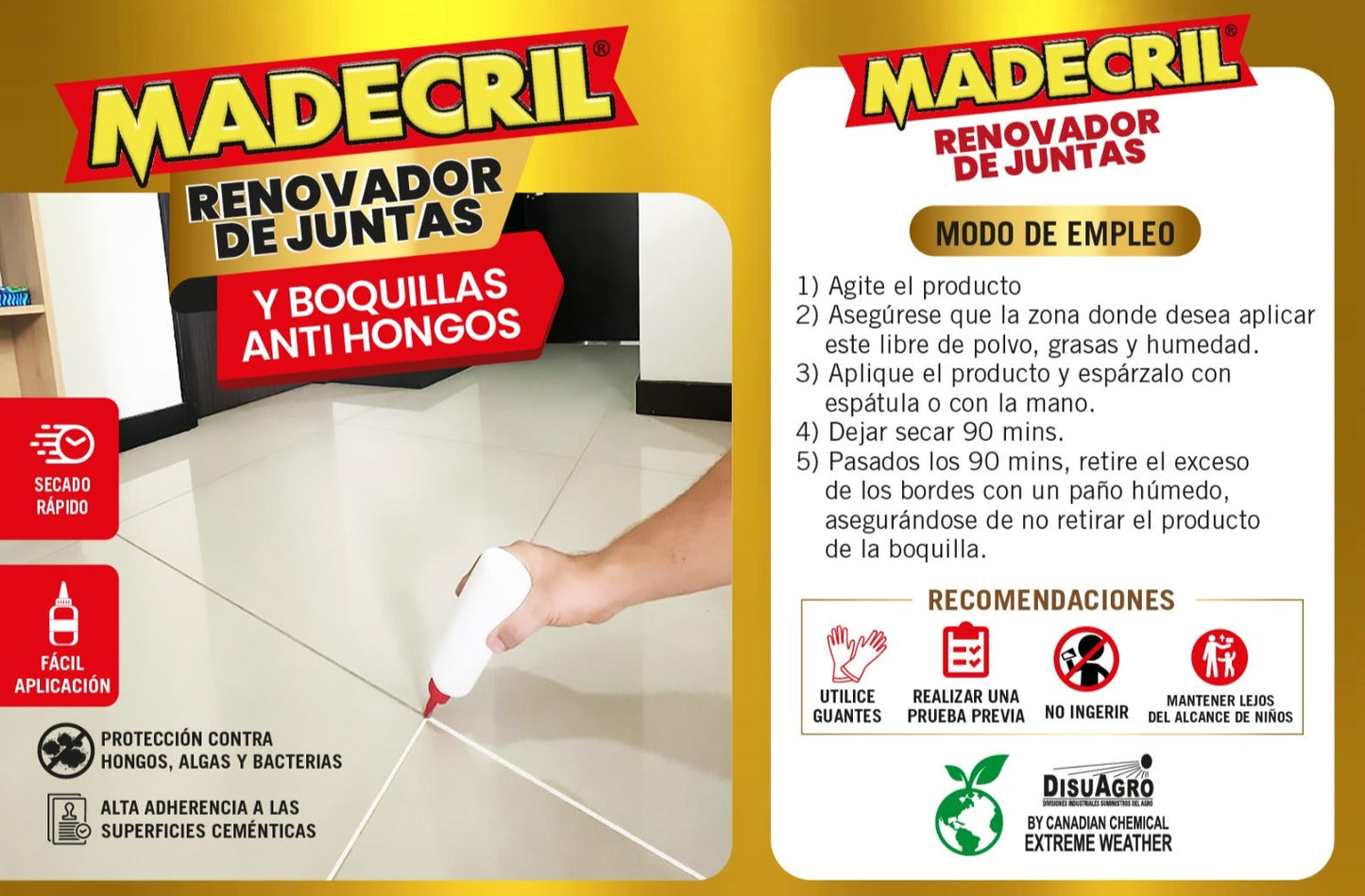 Renovador De Juntas y Boquillas - 250ml